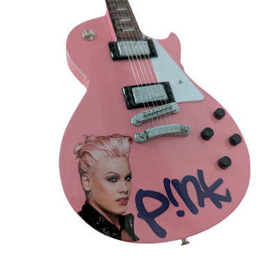 Pink - Miniature Guitar with Stand & Case