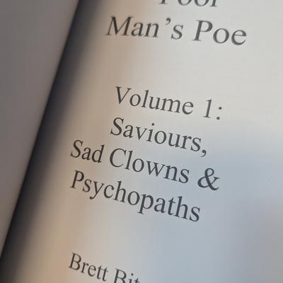 Brett Bites - Saviours, Sad Clowns & Psychopaths Paperback Book (2023) (New)