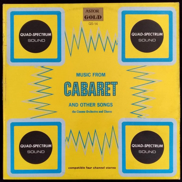 Cinema Orchestra And Chorus - Music From Cabaret And Other Songs Vinyl LP (Used)