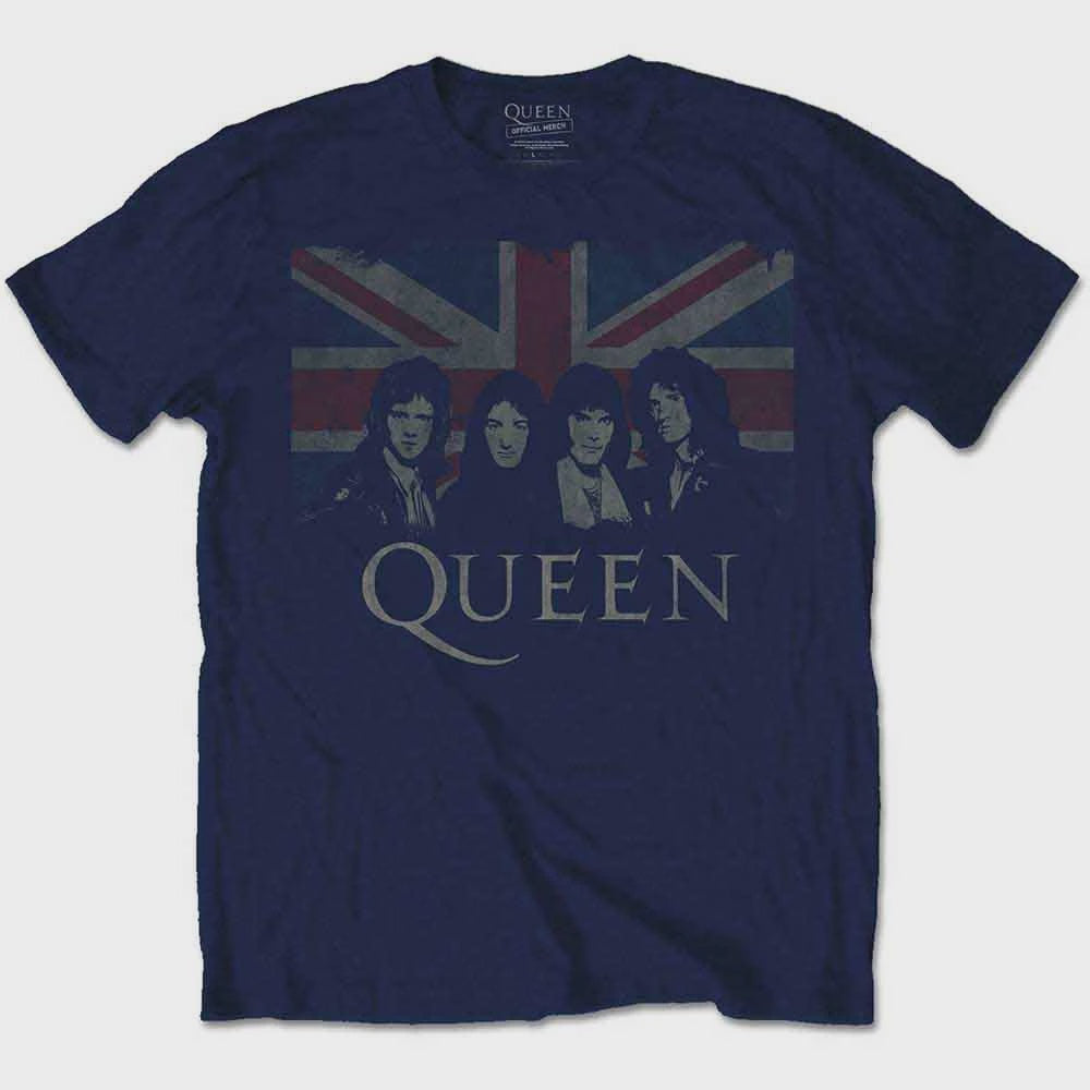 Queen - Vintage Union Jack Unisex T-Shirt