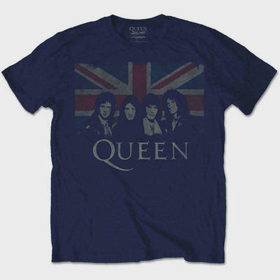 Queen - Vintage Union Jack Unisex T-Shirt