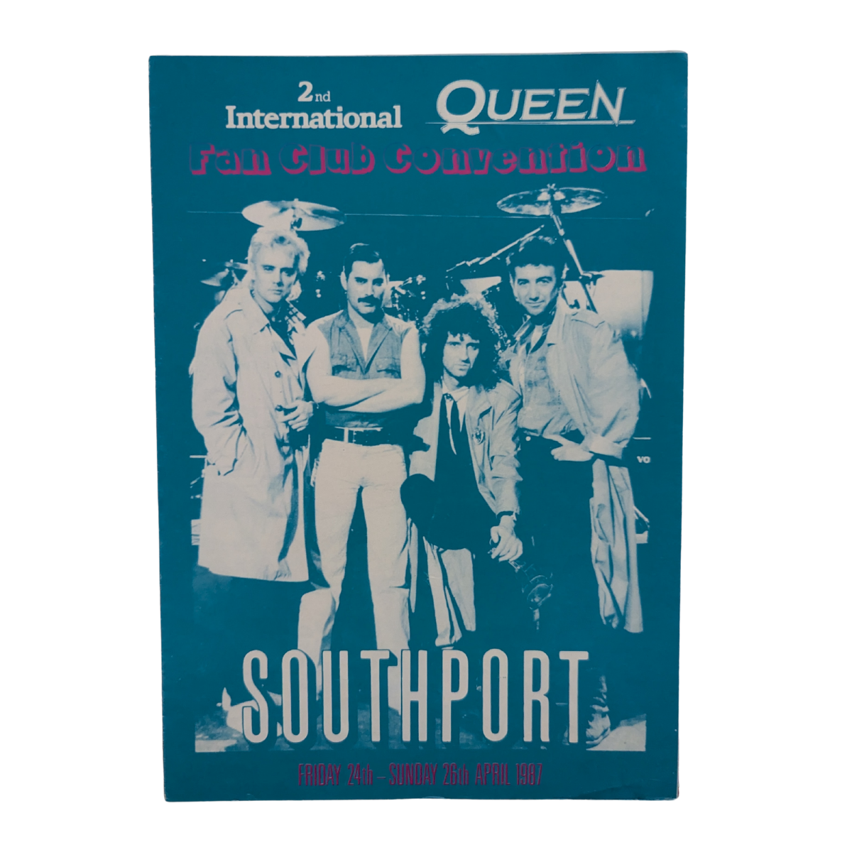 Queen - 2nd International Fan Club Convention Flyer (1987)