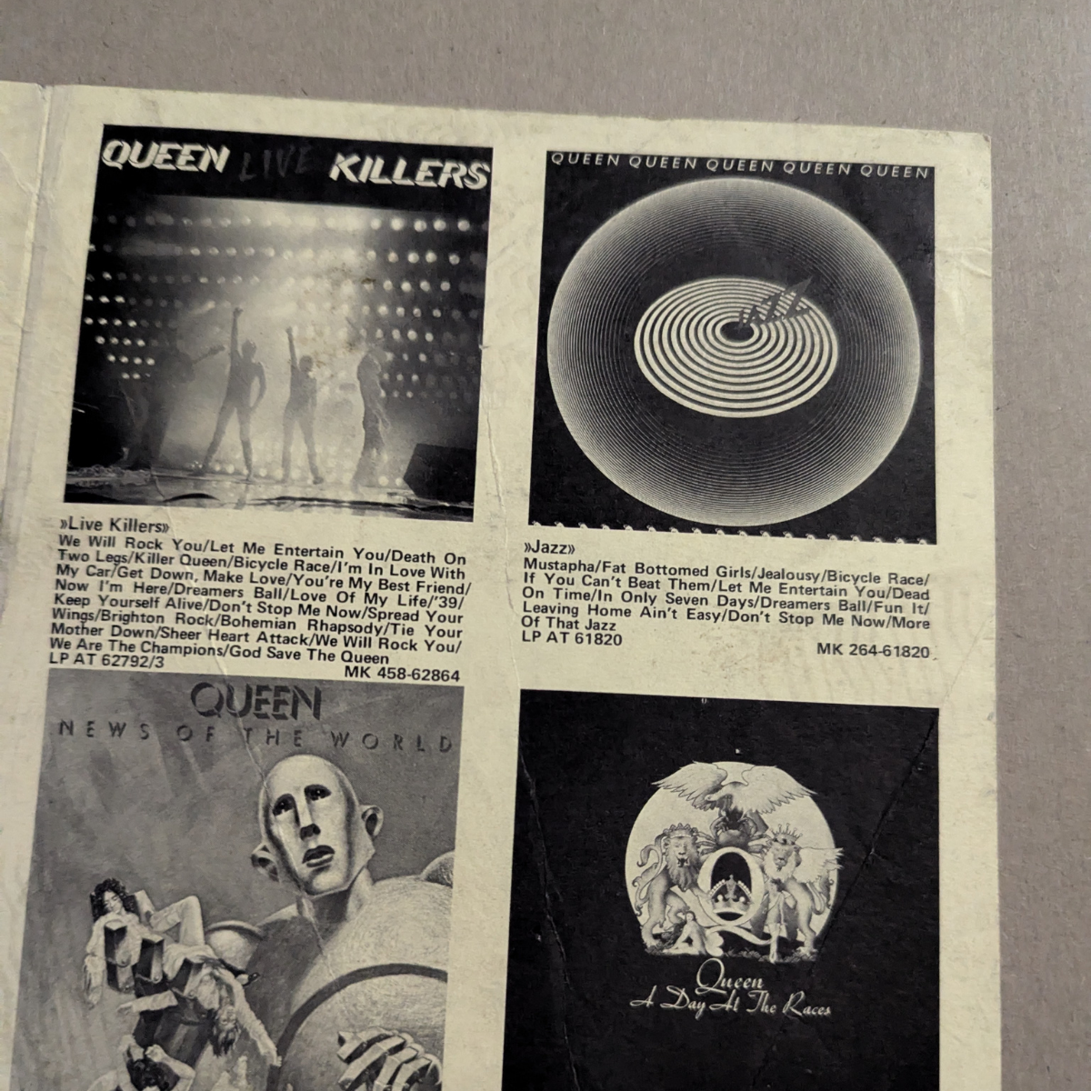 Queen – Original Swedish Concert & Album Promotion Flyer (1986)