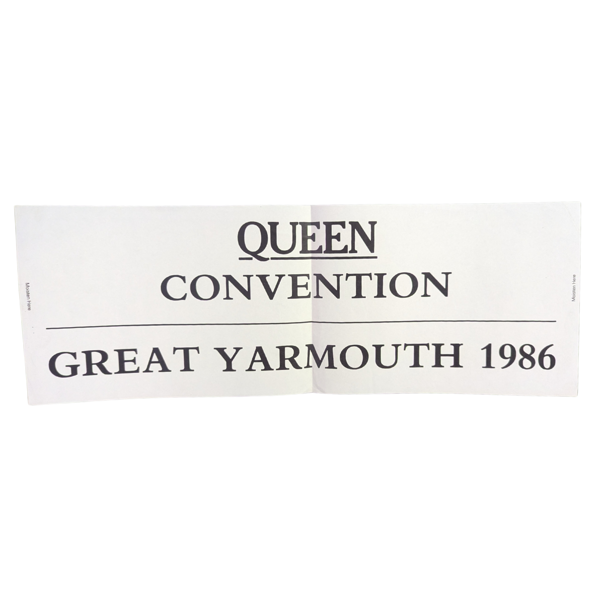 Queen - 1st International Fan Club Convention Set (1986) 2 Pieces