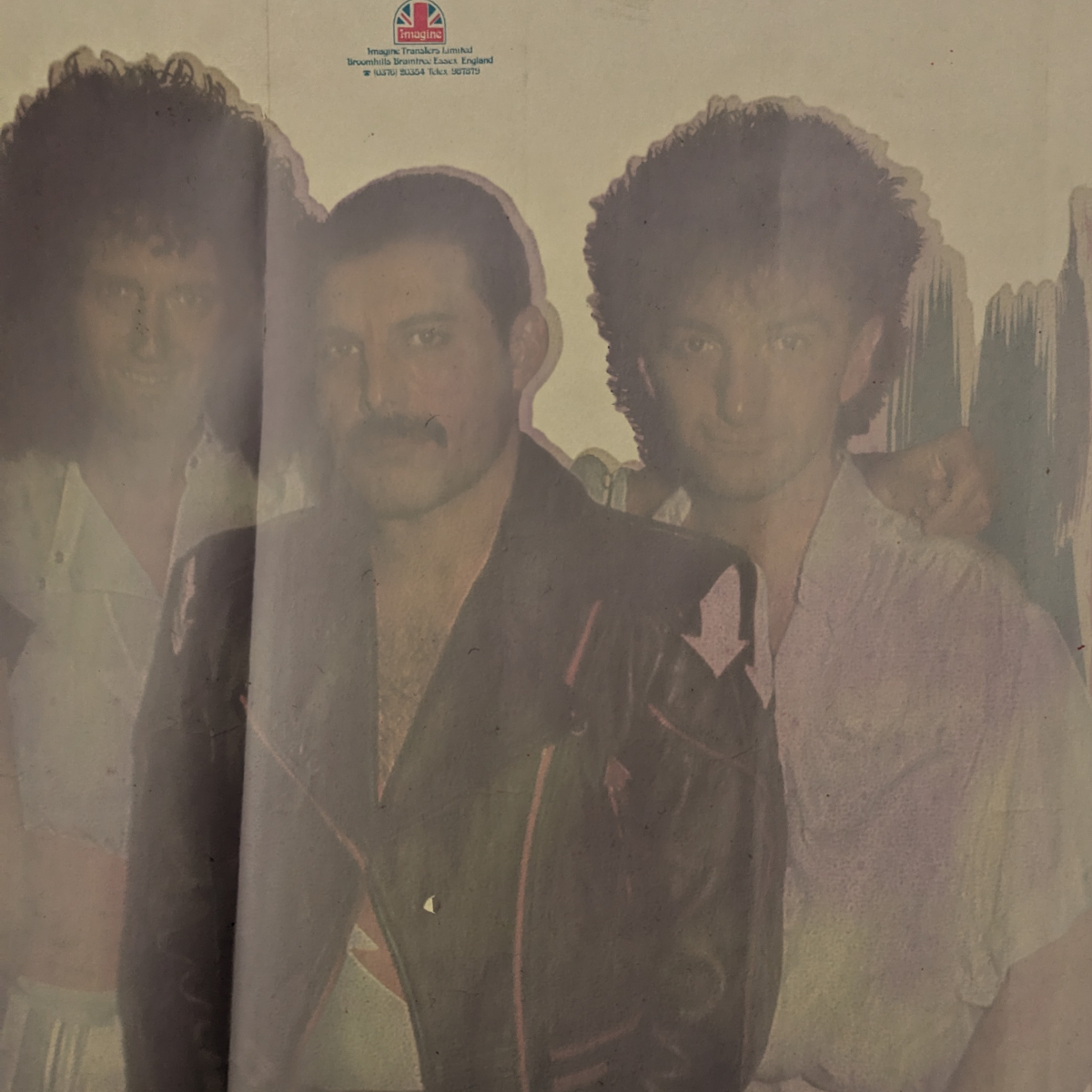 Queen - Vintage Iron-On Transfer & Merchandise Order Circa 1986Sheet