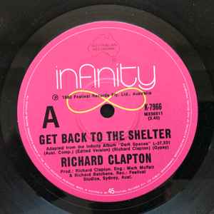 Richard Clapton - Get Back To The Shelter 7" Vinyl Single (Used)