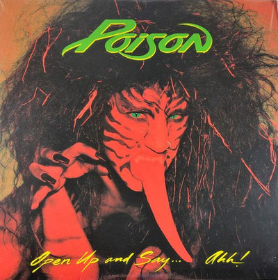 Poison – Open Up and Say...Ahh! Green Coloured Vinyl LP