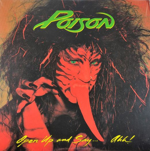 Poison – Open Up and Say...Ahh! Green Coloured Vinyl LP