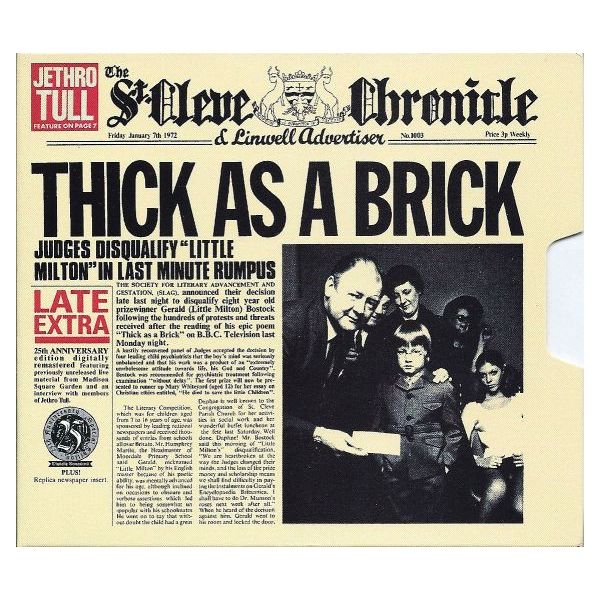 Jethro Tull - Thick As A Brick 25th Anniversary Ltd Ed CD Box (Used)