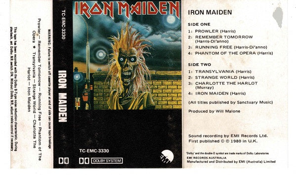 Iron Maiden – Iron Maiden Cassette (Used)