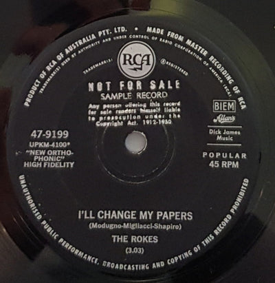 Rokes - Lets Live For Today 7" Vinyl Single (Used)