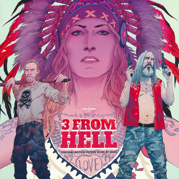 Soundtrack - 3 From Hell (Original Motion Picture Score) Red and Black Smoke Coloured Vinyl 2LP