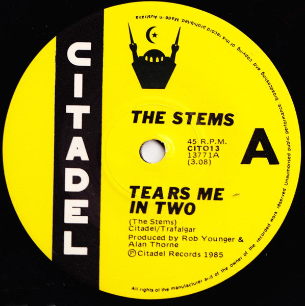 Stems – Tears Me In Two 7" Vinyl Single (Used)