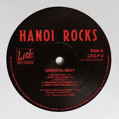 Hanoi Rocks - Oriental Beat Vinyl LP (Used)