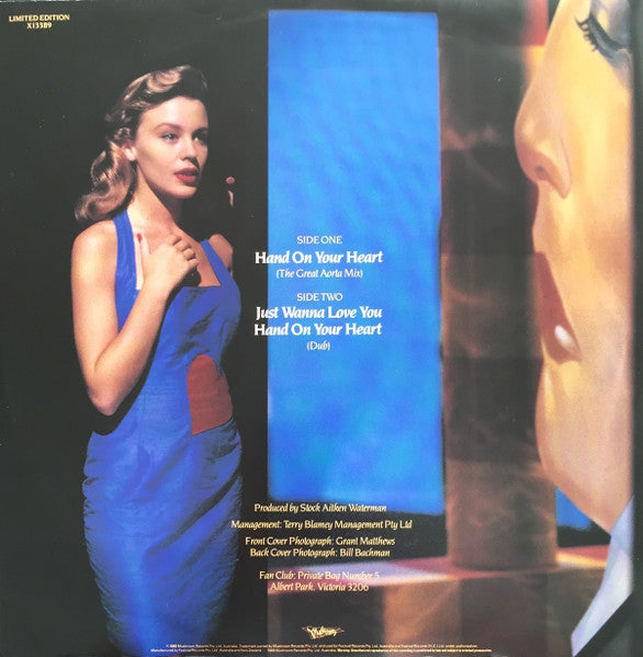 Kylie Minogue - Hand On Your Heart (+ 2) 12