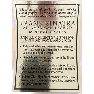 Frank Sinatra - An American Legend By Nancy Sinatra 5CD + Book Boxset (Used)