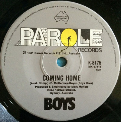 Boys - Hurt Me Babe 7" Vinyl Single (Used)