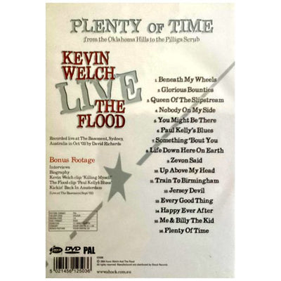 Kevin Welch - Flood: Plenty Of Time -Live At The Basement: DVD (Used)