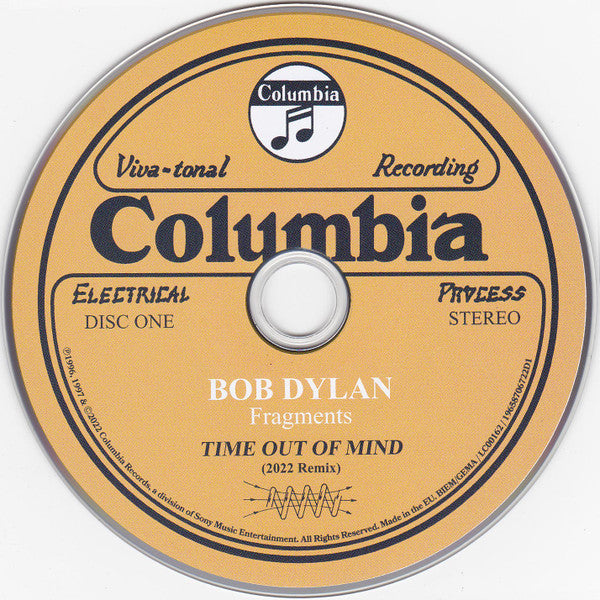 Bob Dylan - Fragments Time Out Of Mind Sessions (1996-1997): The Bootleg Series Vol. 17 5CD + Book (Used)
