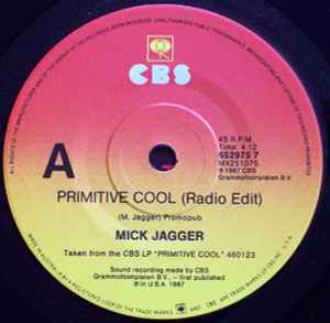Mick Jagger - Primitive Cool 7" Vinyl Single (Used)