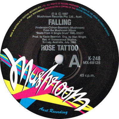 Rose Tattoo - Falling / Winnie Mandela 7" Vinyl Single