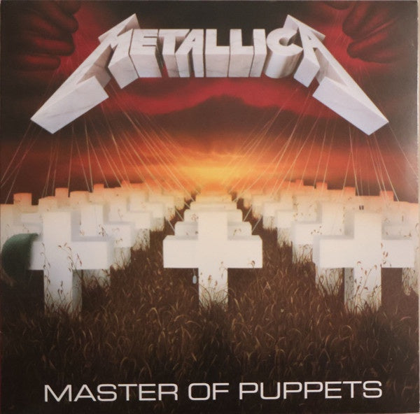 Metallica - Master Of Puppets Battery Brick Red Coloured Vinyl LP