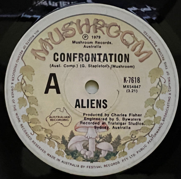 Aliens ‎– Confrontation 7" Single (Used)