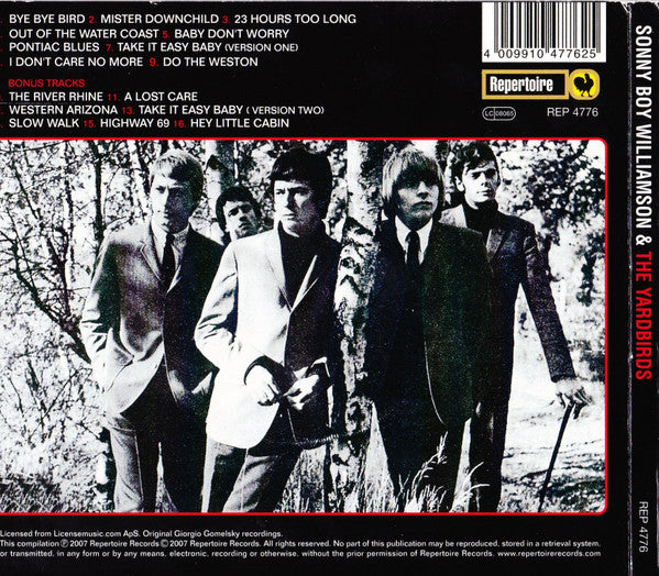 Sonny Boy Williamson & The Yardbirds – Sonny Boy Williamson & The Yardbirds CD