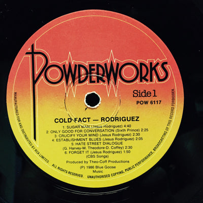 Rodriguez - Cold Fact (AUS 1986) Vinyl LP (Used)