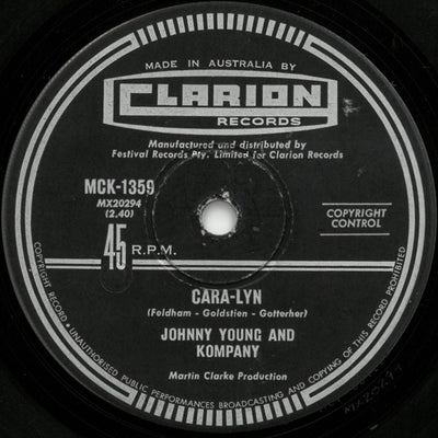 Johnny Young And Kompany - Step Back / Cara-Lyn 7" Vinyl Single