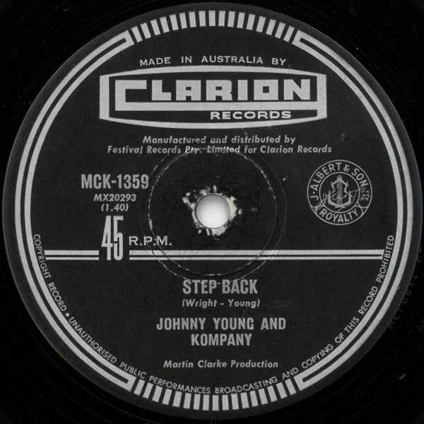 Johnny Young And Kompany - Step Back / Cara-Lyn 7" Vinyl Single