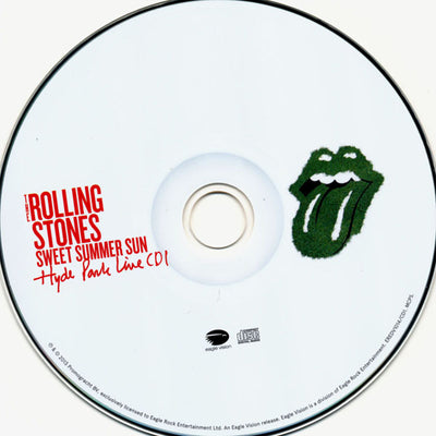 Rolling Stones – Sweet Summer Sun - Hyde Park Live Book +  2DVD + 2CD (Used)