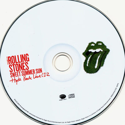 Rolling Stones – Sweet Summer Sun - Hyde Park Live Book +  2DVD + 2CD (Used)