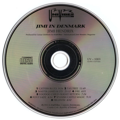 Jimi Hendrix - Jimi In Denmark CD + Magazine
