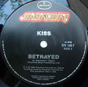 Kiss - Hide Your Heart 7" Vinyl Single (Used)