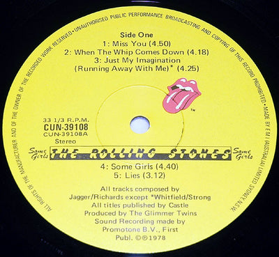 Rolling Stones - Some Girls Vinyl LP (Used)