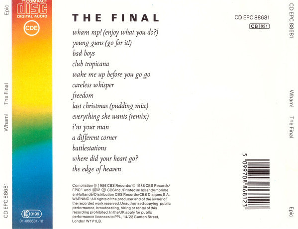 Wham – The Final CD