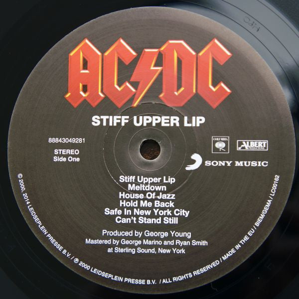 AC/DC – Stiff Upper Lip Vinyl LP (Used)