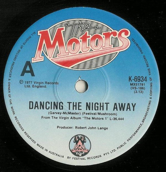 Motors - Dancing The Night Away 7" Vinyl Single (Used)
