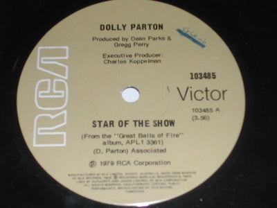 Dolly Parton - Star Of The Show / Do You Think That Time Stand Still 7" Vinyl Single (Used)