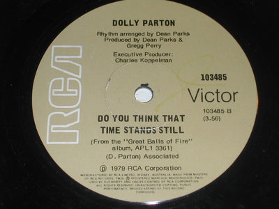 Dolly Parton - Star Of The Show / Do You Think That Time Stand Still 7" Vinyl Single (Used)