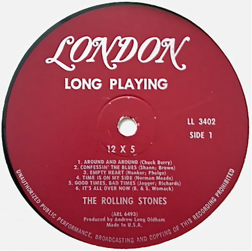 Rolling Stones - 12 X 5 Vinyl LP (Used)
