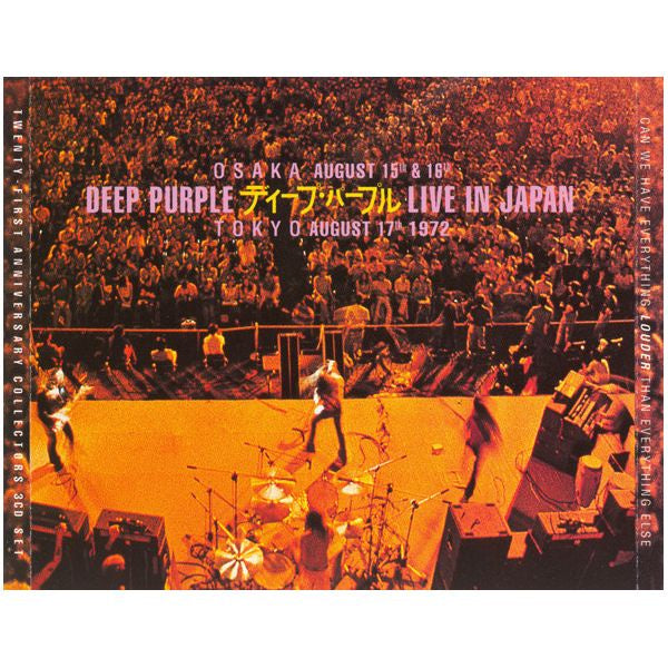 Deep Purple - Live In Japan 1972 3CD