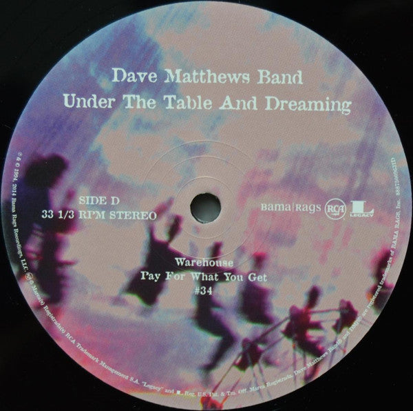 Dave Matthews Band  - Under The Table & Dreaming Vinyl 2LP  (Used)