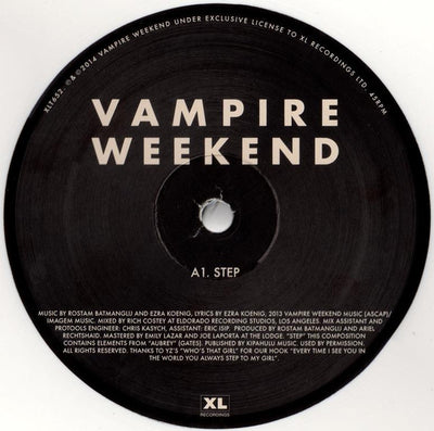 Vampire Weekend - Step White Coloured RSD 2015 Vinyl 12" EP (Used)