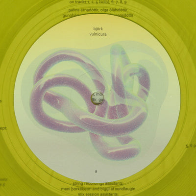Björk - Vulnicura Neon Yellow Coloured Vinyl 2LP (Used)