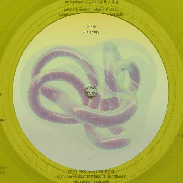 Björk - Vulnicura Neon Yellow Coloured Vinyl 2LP (Used)