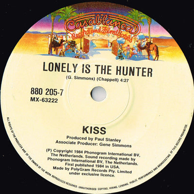 Kiss - Heaven's On Fire 7" Vinyl Single (Used)