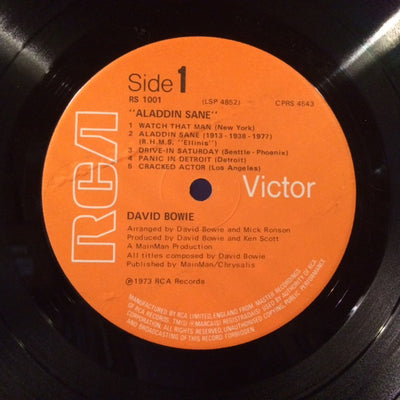 David Bowie - Aladdin Sane Vinyl LP (Used)