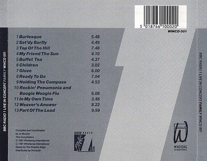 Family - BBC Radio 1 Live In Concert CD